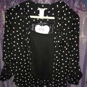 BRAND NEW POLKA A DOT BLOUSE
